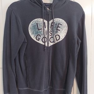 Life is Good zip hoodie